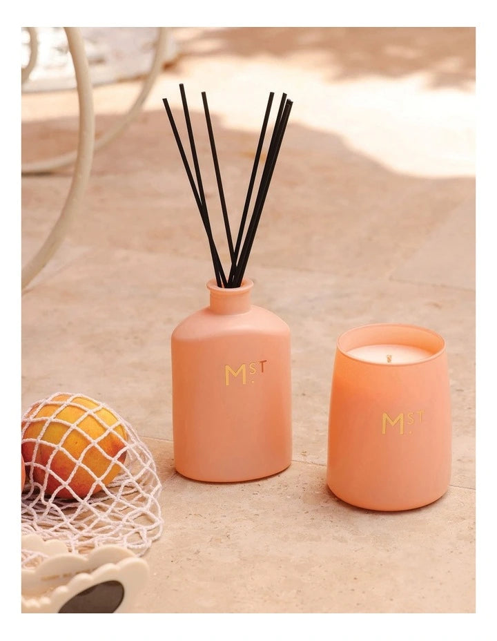 Juicy Peach & Vetiver Soy Candle - Deb's Hidden Treasures