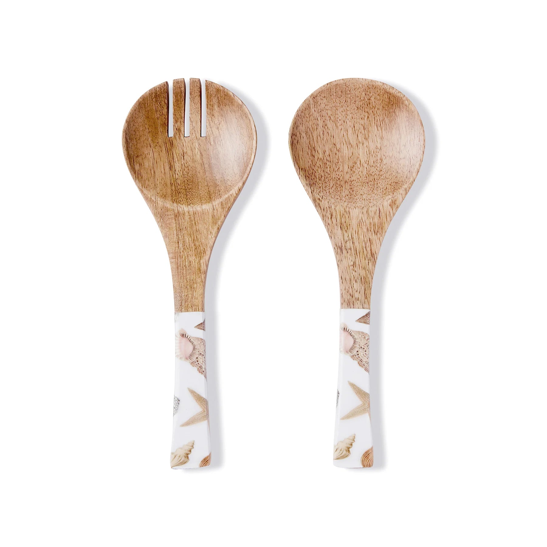 Shell Collection Salad Servers - Set of 2 - Deb's Hidden Treasures