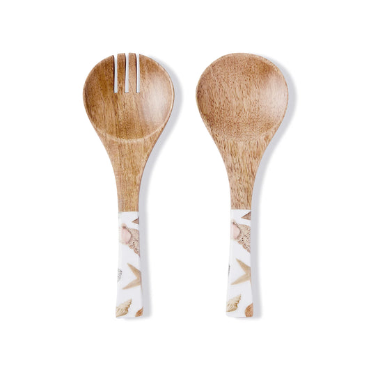 Shell Collection Salad Servers - Set of 2 - Deb's Hidden Treasures