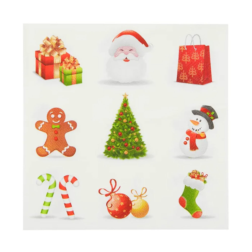20 Pack Xmas Fun 3 Ply Christmas Napkins