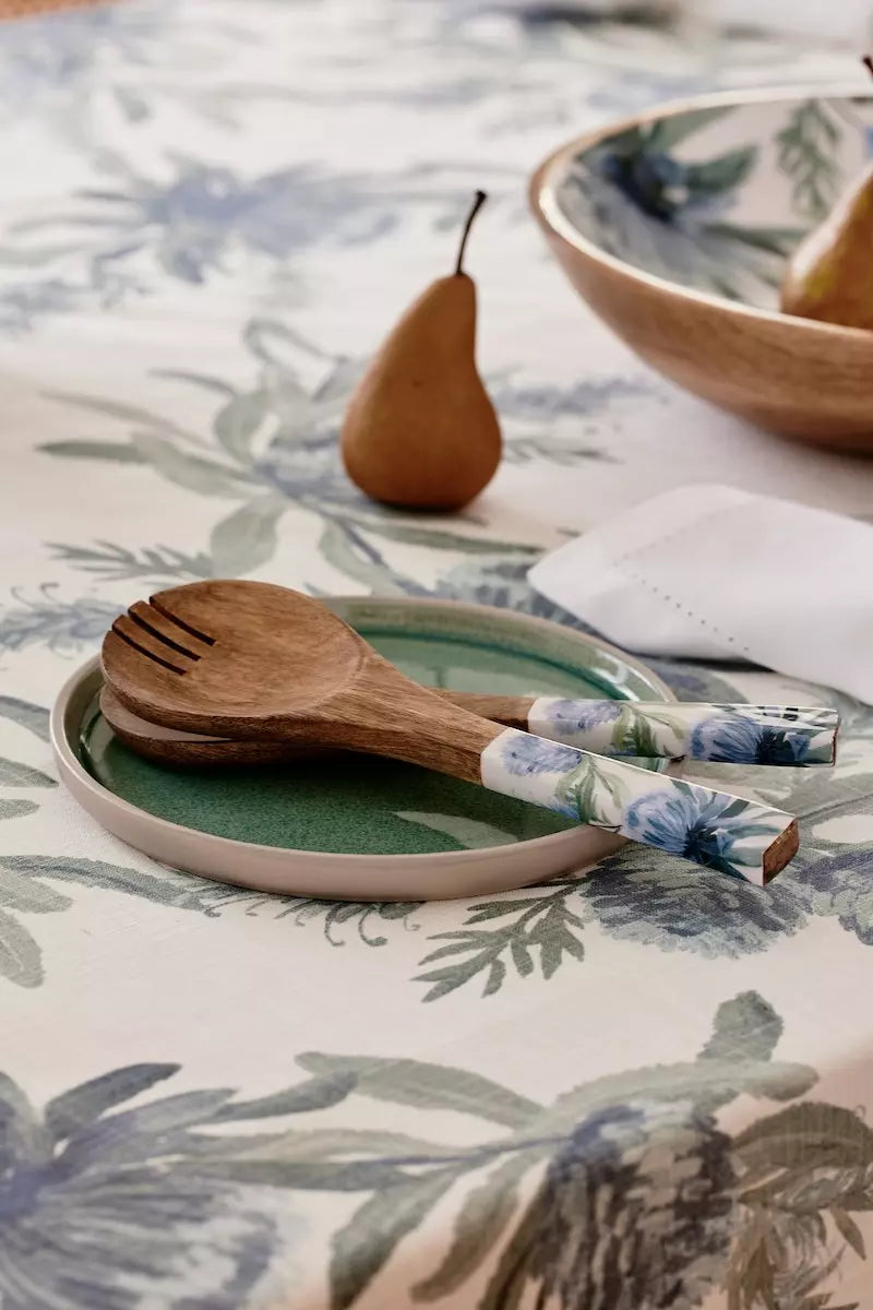 Salad Servers Moama Blue Set 2 - Deb's Hidden Treasures