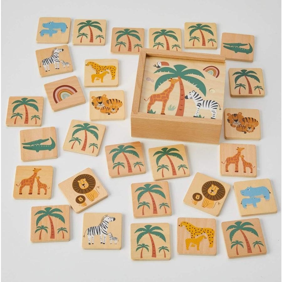 Wooden Memory Game - Zookabee