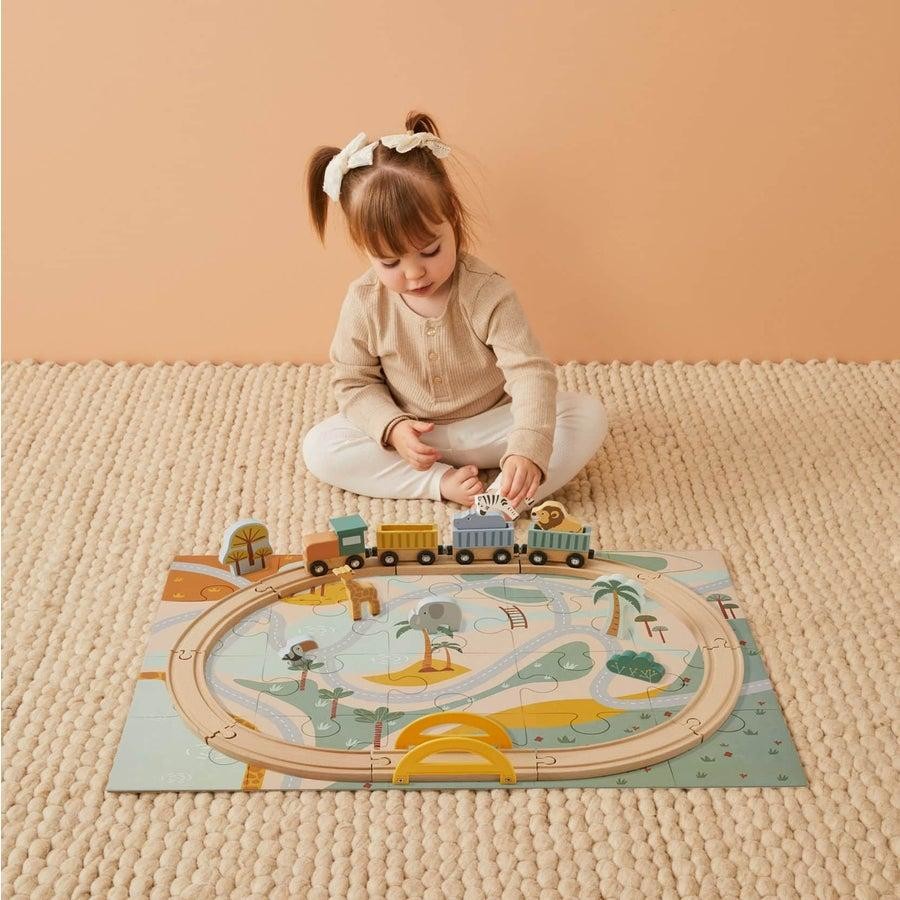 Animal Puzzle Train Set - Zookabee