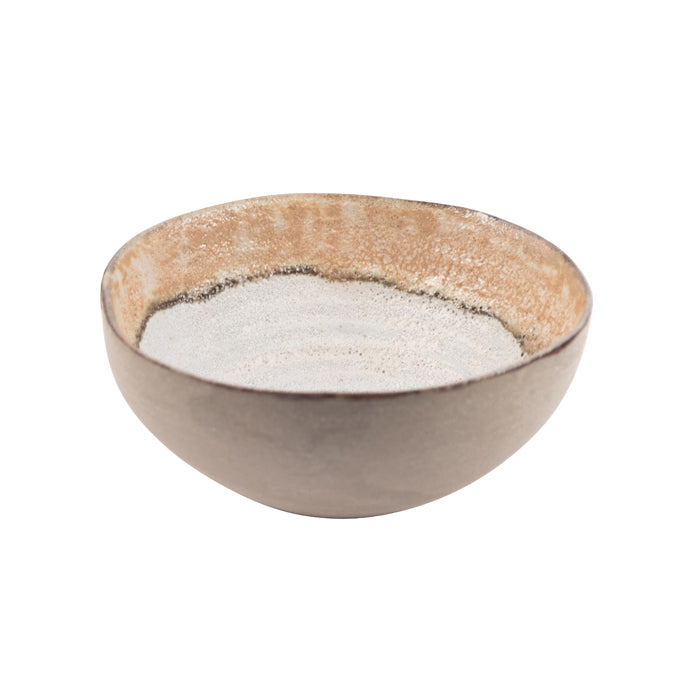 Cebu Stone Striped Cream Bowl - Various Sizes - Deb's Hidden Treasures