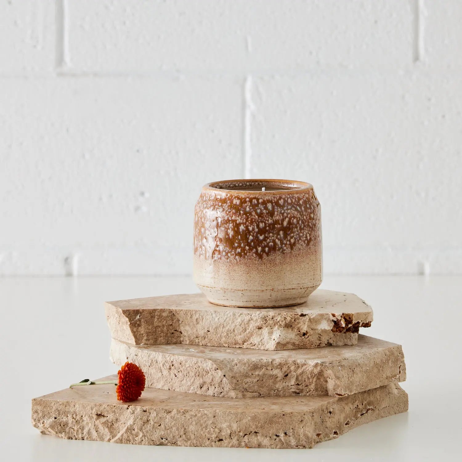 Massa Ceramic Candle Pot Vanilla - Elemental