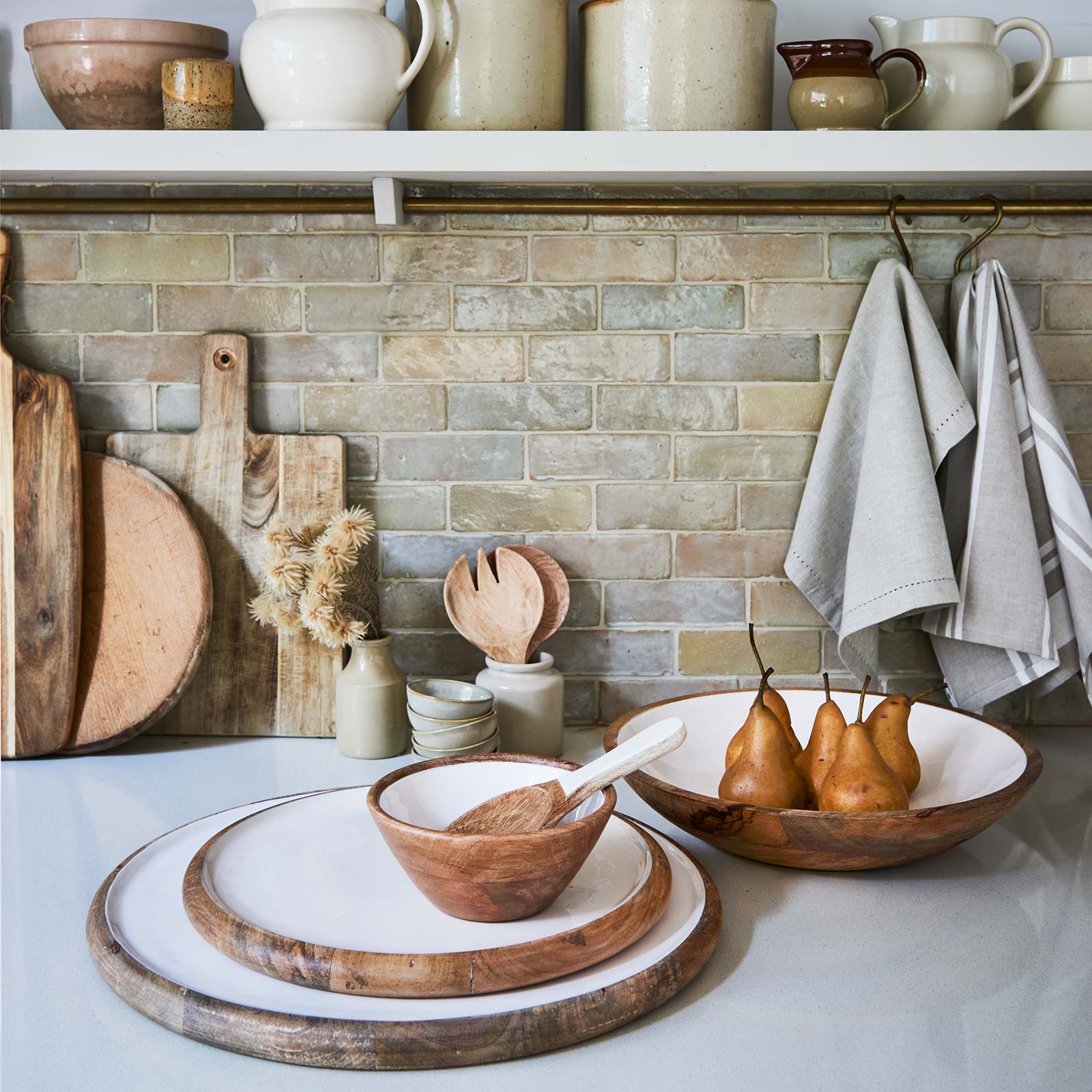 Palermo Round Platter - Small - Deb's Hidden Treasures
