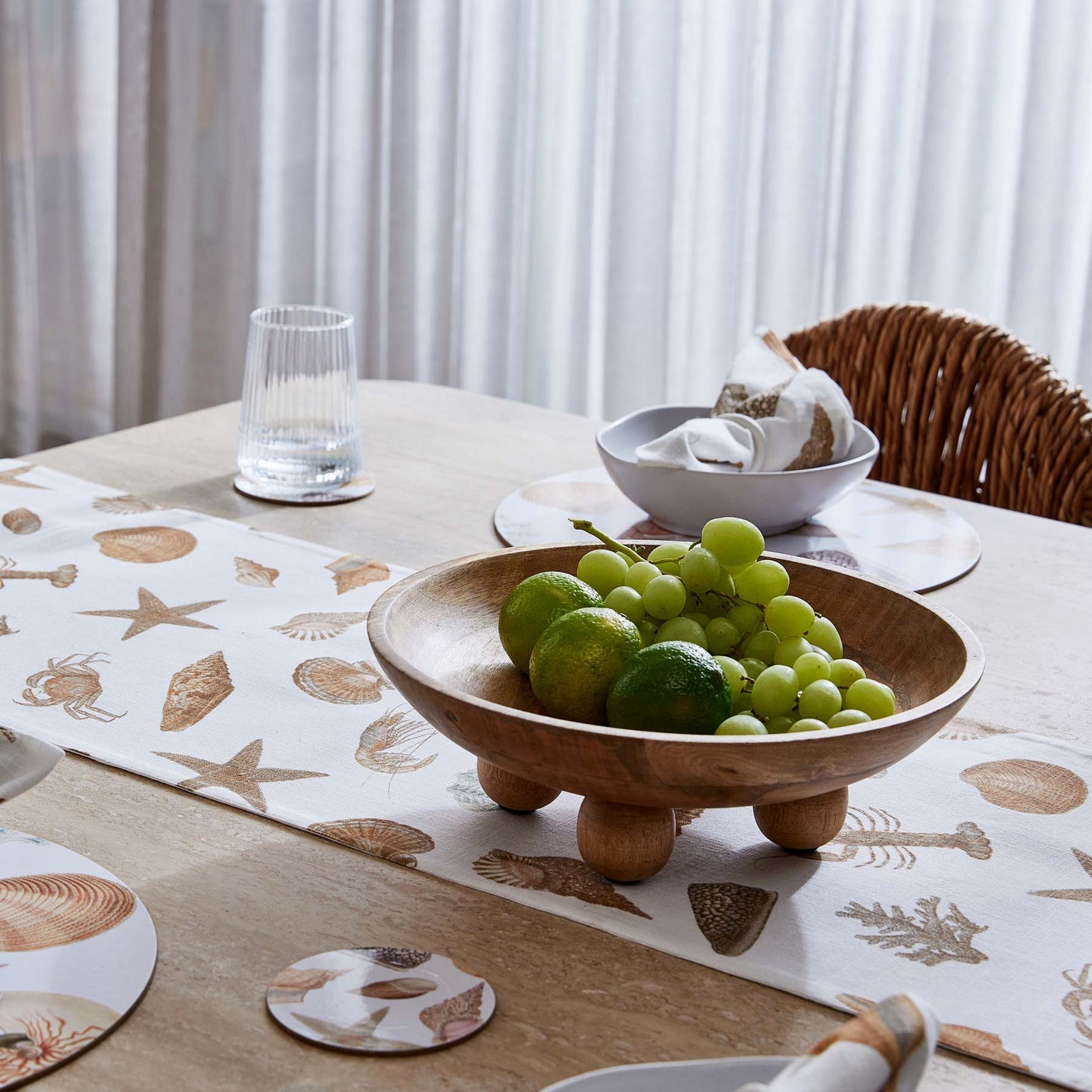 Shell Collection Table Runner - Deb's Hidden Treasures