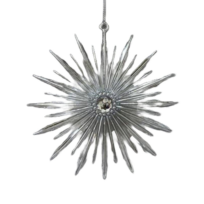 Silver Starburst Decoration