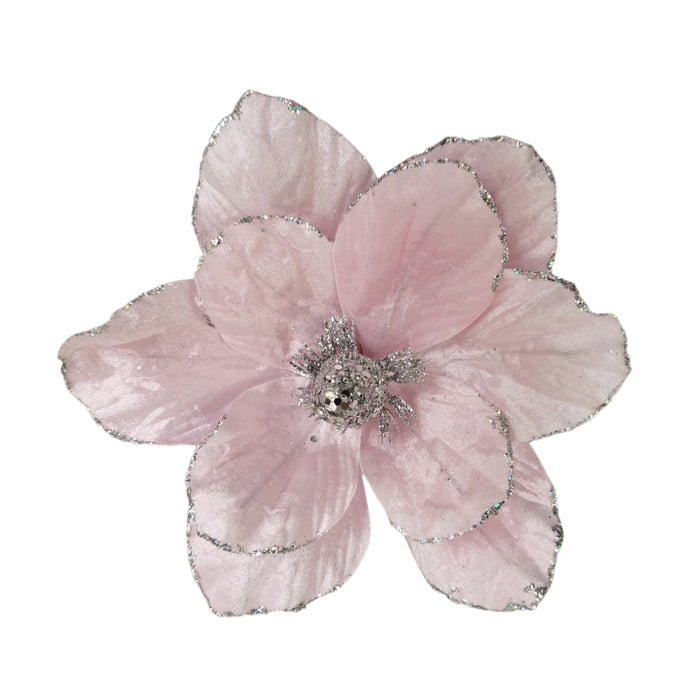 Clip-On Magnolia - Pink Velvet