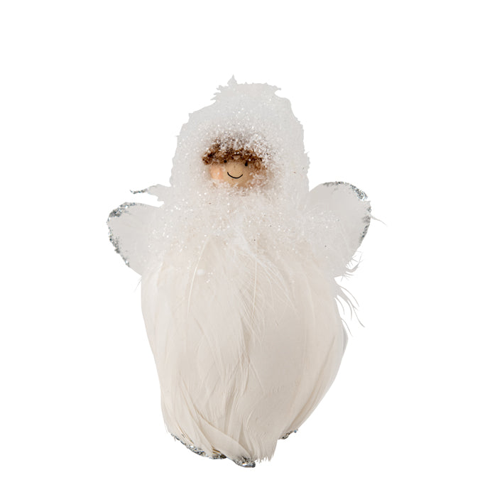 White Fairy Christmas Tree Decoration