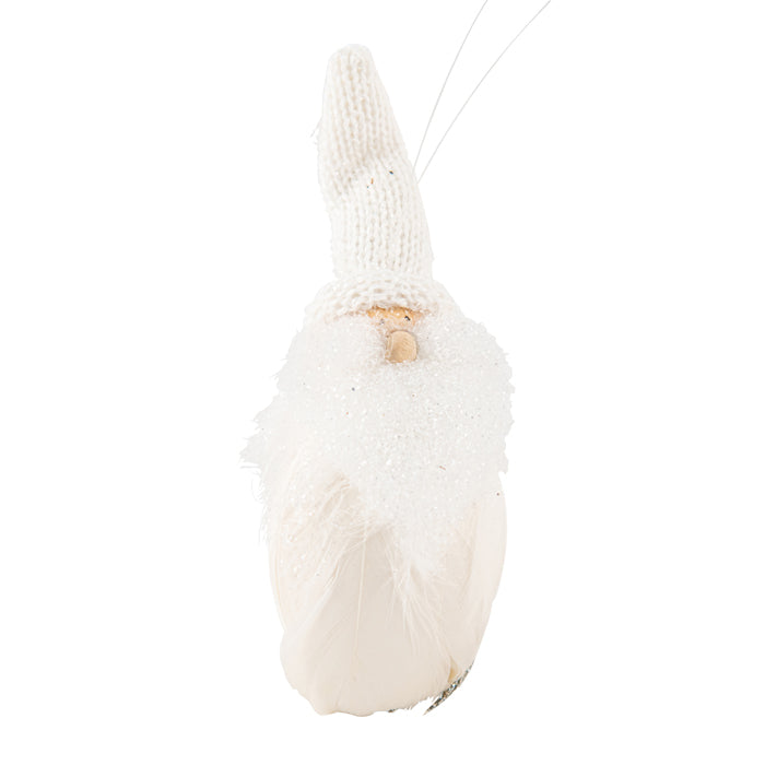 White Santa Christmas Tree Decoration