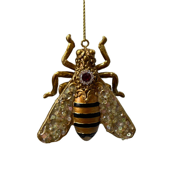 Bumblebee Resin Christmas Decoration