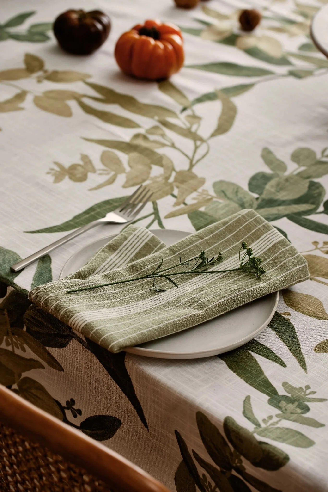 Abel Green Stripe Napkin Set of 4 - Deb's Hidden Treasures
