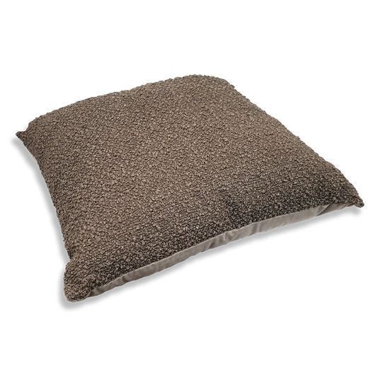 Boucle Coffee Cushion 50cm - Deb's Hidden Treasures