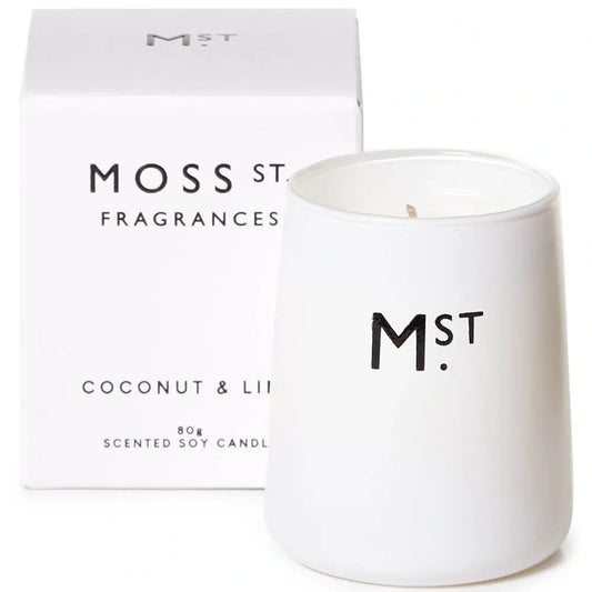 Coconut & Lime Scented Soy Candle