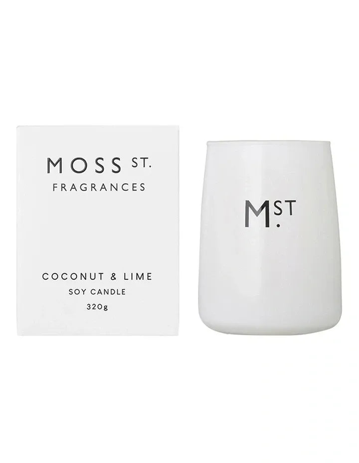 Coconut & Lime Scented Soy Candle - Deb's Hidden Treasures