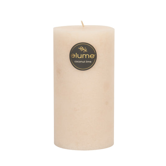 Coconut Lime Pillar Candle - Deb's Hidden Treasures