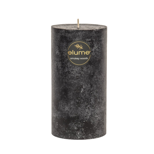 Smokey Woods Pillar Candle - Deb's Hidden Treasures