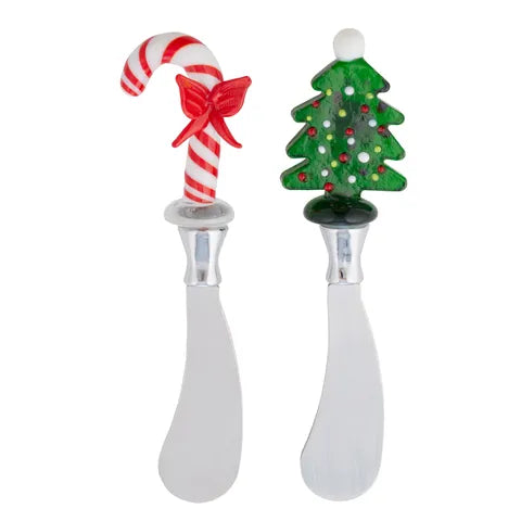 Christmas Spreader Knives - Set of 2