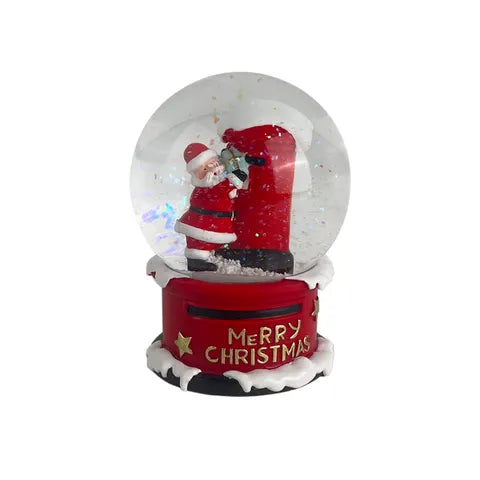 Snowglobe with Santa/Letterbox