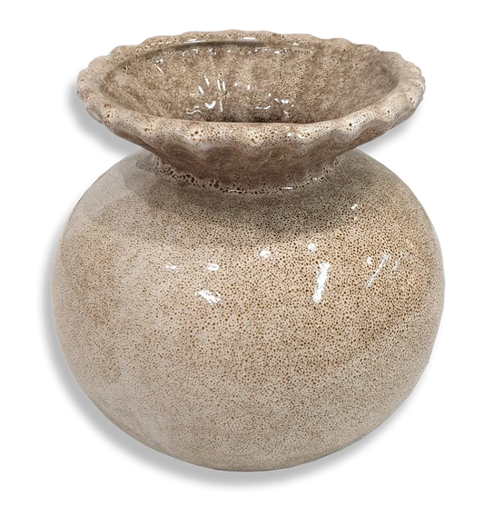 Frill Round Vase
