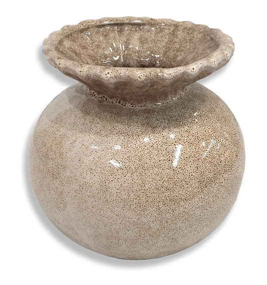 Frill Round Vase - Deb's Hidden Treasures