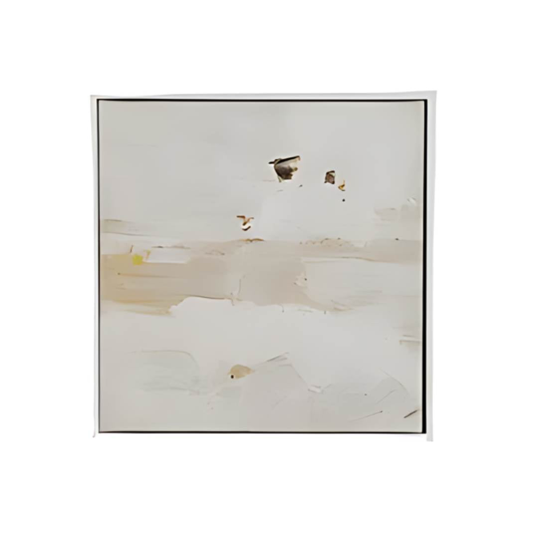 Hal White Frame Oil Painting 30x30cm - Coast to Coast