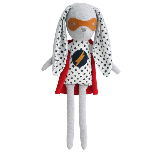 Hero Mini Bunny 32cm Navy Star - Deb's Hidden Treasures
