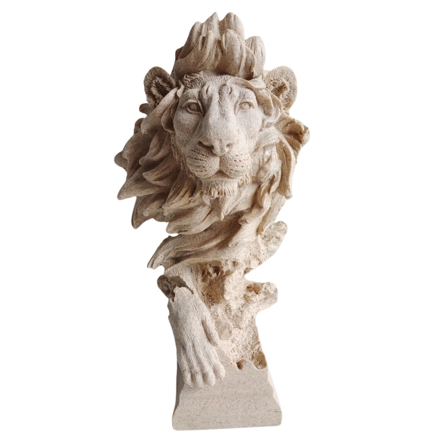 Lion Sand Sculpture - Deb's Hidden Treasures