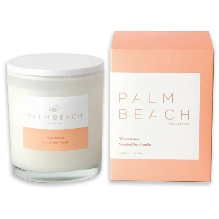 Watermelon Scented Soy Candle - Deb's Hidden Treasures