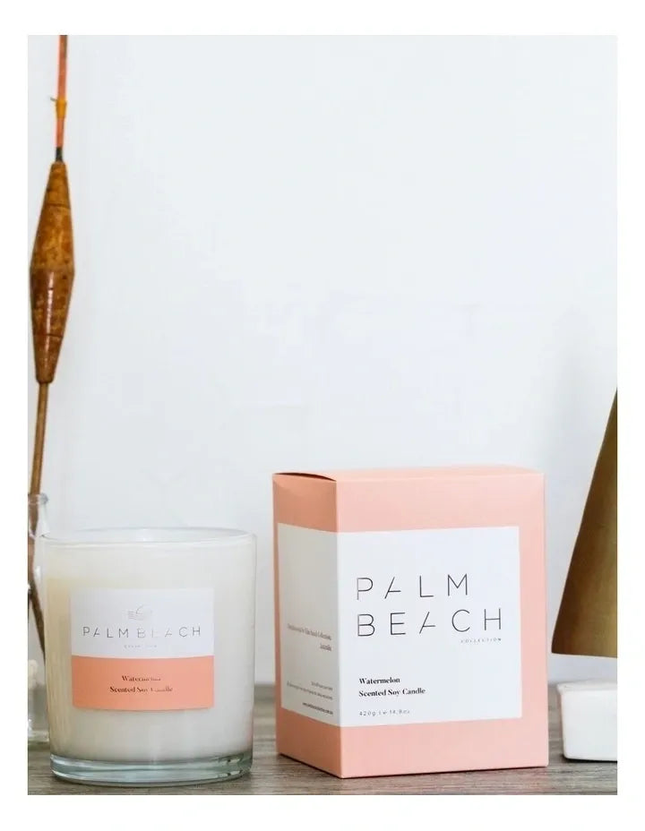 Watermelon Scented Soy Candle - Deb's Hidden Treasures