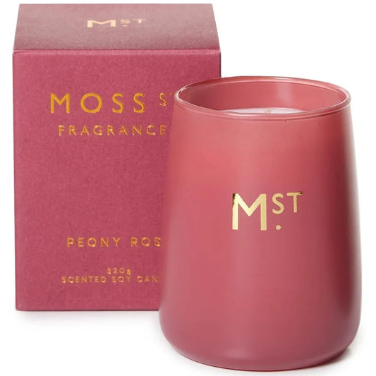 Peony Rose Scented Soy Candle - Deb's Hidden Treasures