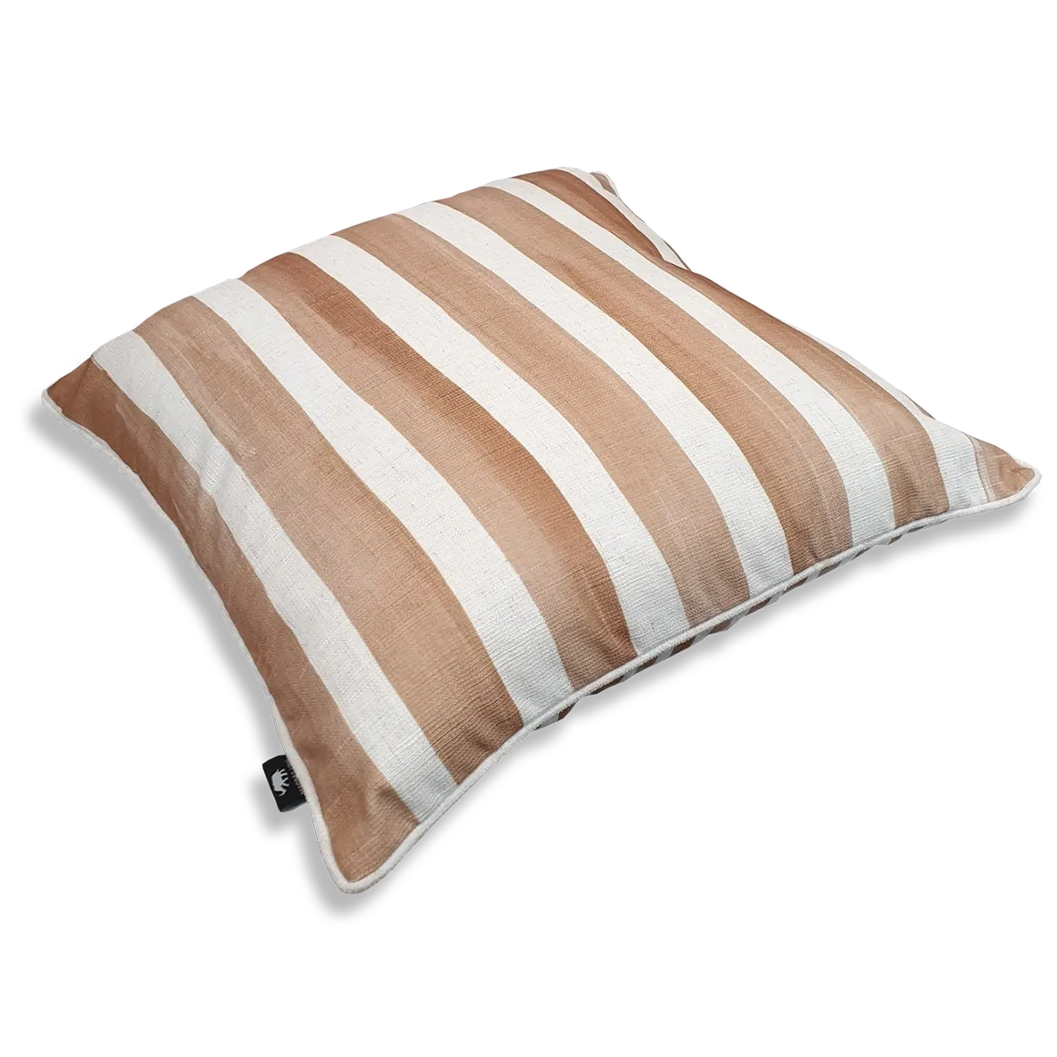 Tamsin Stripe Caramel Cushion 55cm