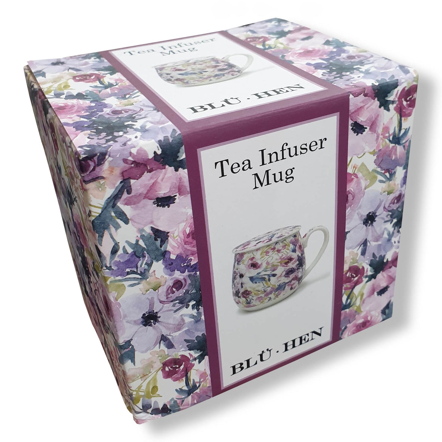 Tea Infuser Mug - Peonie Rose - Deb's Hidden Treasures