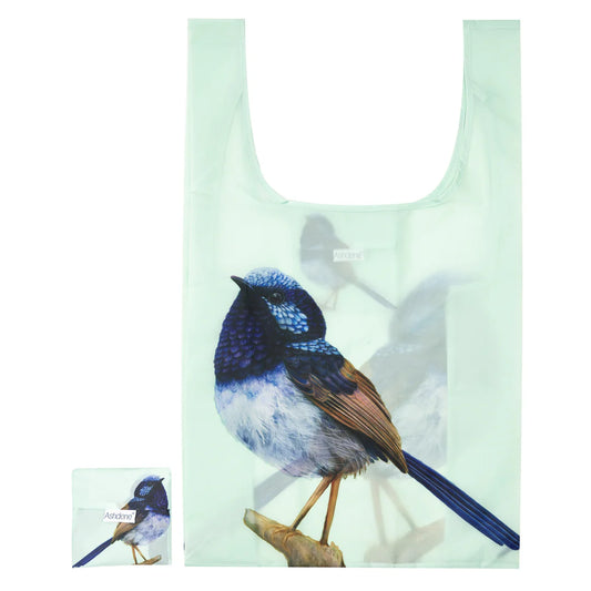 Modern Birds Wren Reusable Shopping Bag - Deb's Hidden Treasures