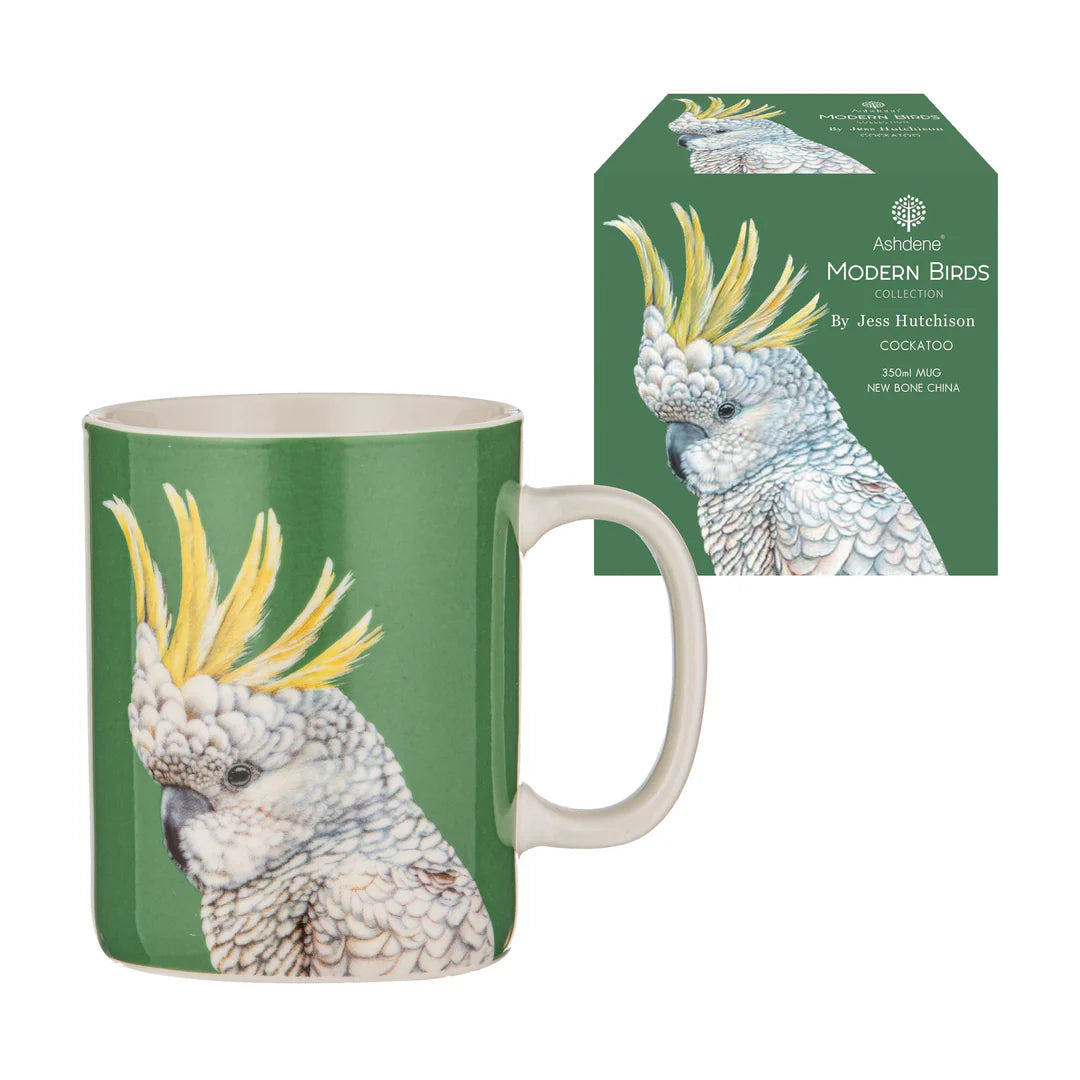 Modern Birds Cockatoo Mug - Deb's Hidden Treasures