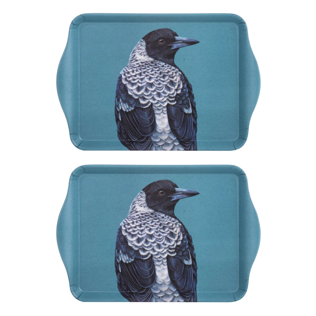 Modern Birds Magpie 2pk Scatter Tray