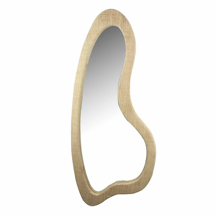 Spartan Organic Raffia Wall Mirror - Pure Homewares