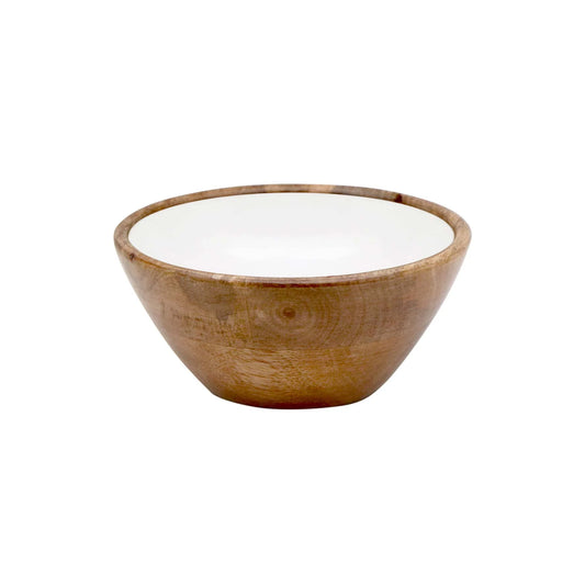 Palermo Small Bowl - White - Deb's Hidden Treasures