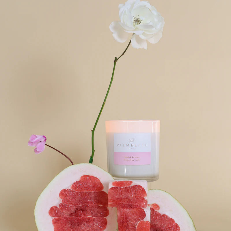 Pomelo & Dewberry Scented Soy Candle