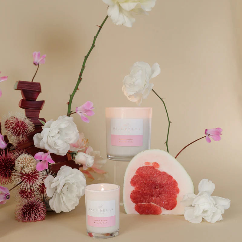 Pomelo & Dewberry Scented Soy Candle