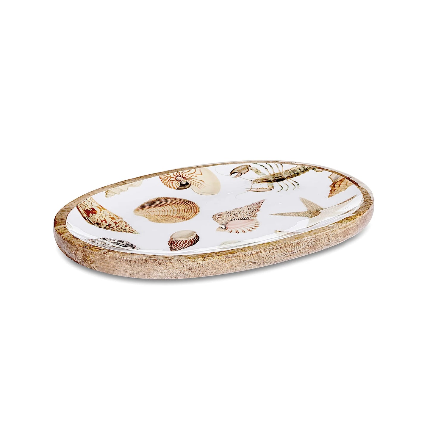 Shell Collection Oval Platter - Deb's Hidden Treasures