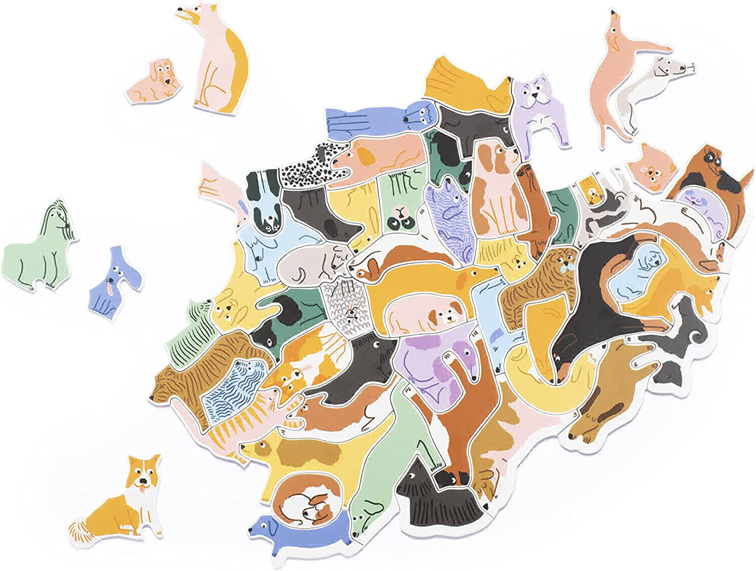 299 Dogs and a Cat: A Canine Cluster Puzzle - Deb's Hidden Treasures