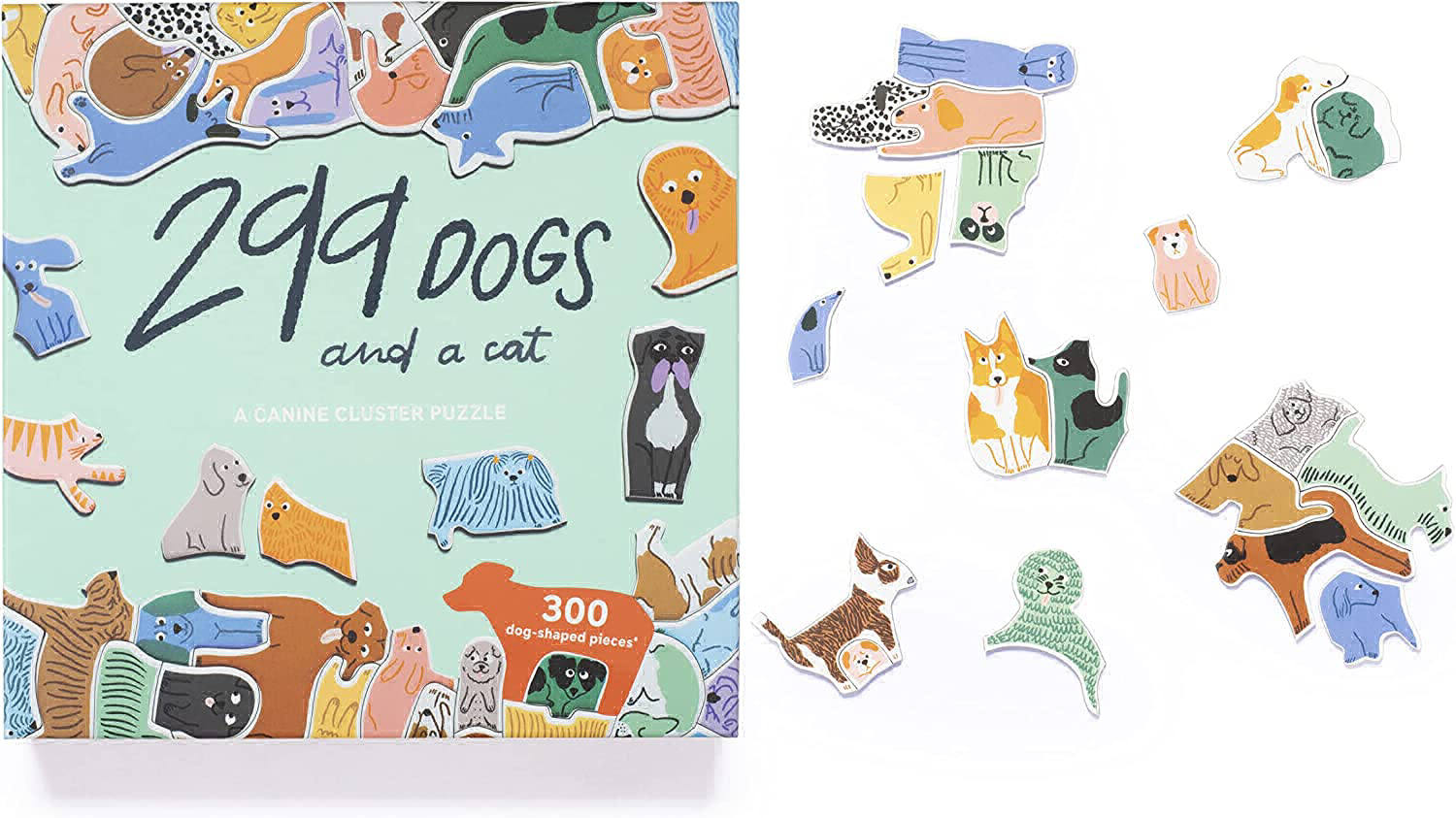 299 Dogs and a Cat: A Canine Cluster Puzzle - Deb's Hidden Treasures