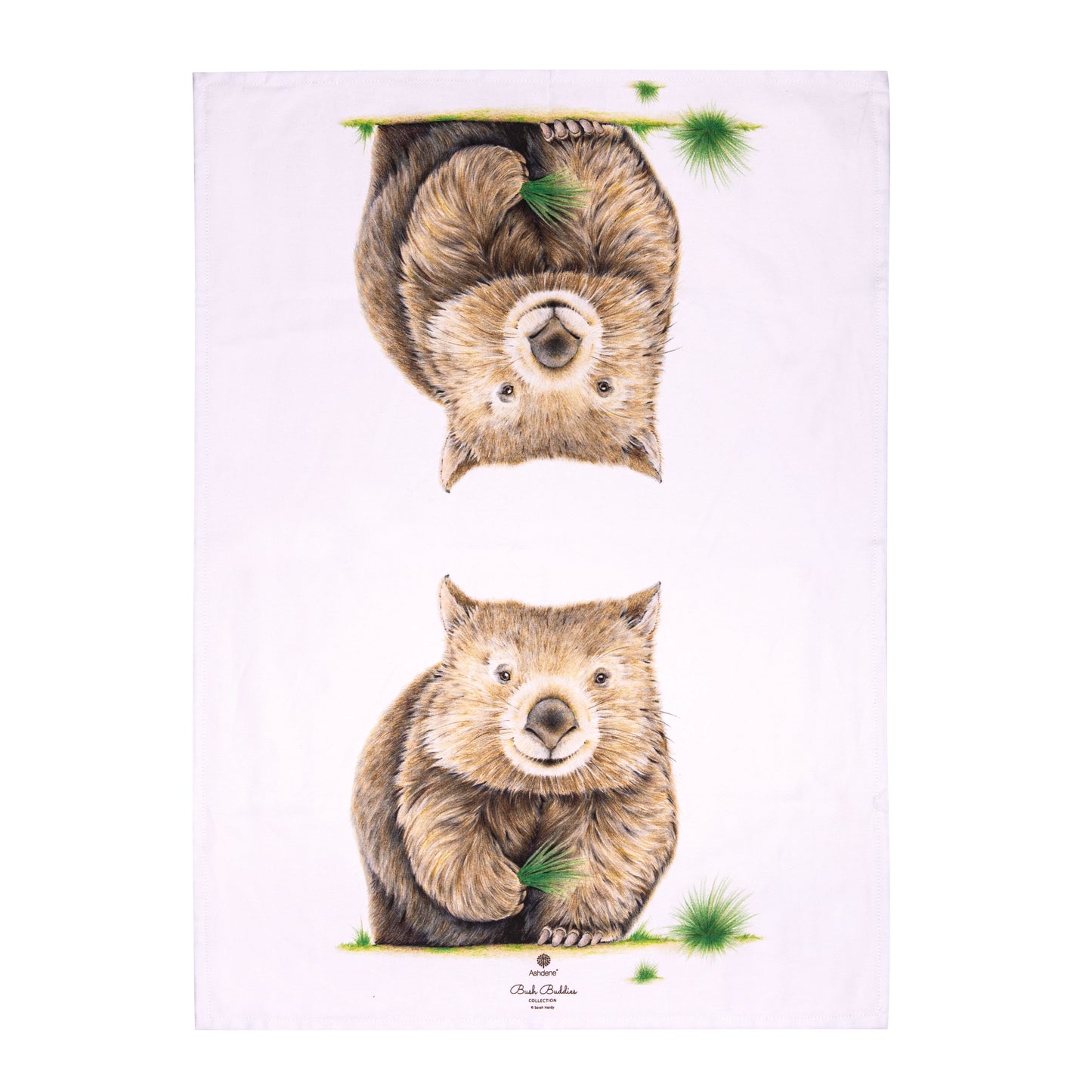 Bush Buddies Wombat Kitchen Towel - Deb's Hidden Treasures