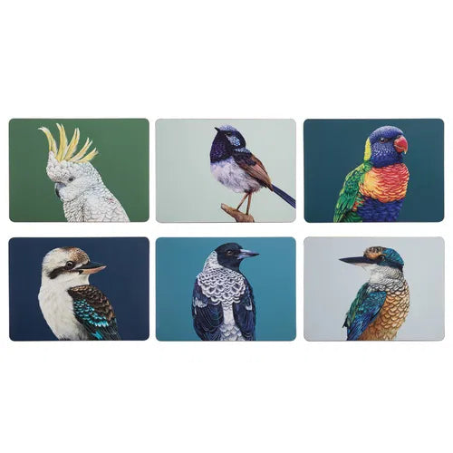 Modern Birds Placemats - Set of 6