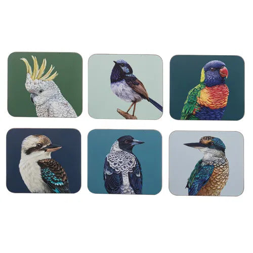 Modern Birds Coasters - Set of 6