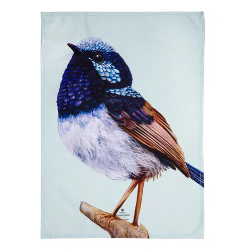 Modern Birds Wren Kitchen Towel