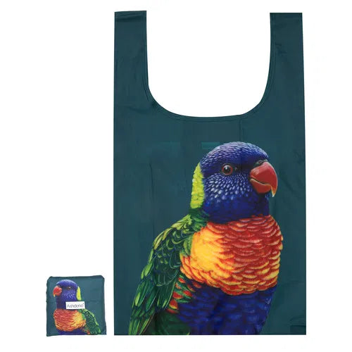 Modern Birds Rainbow Lorrikeet Reusable Shopping Bag