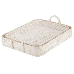 Whitehaven Woven Trays - Set of 2